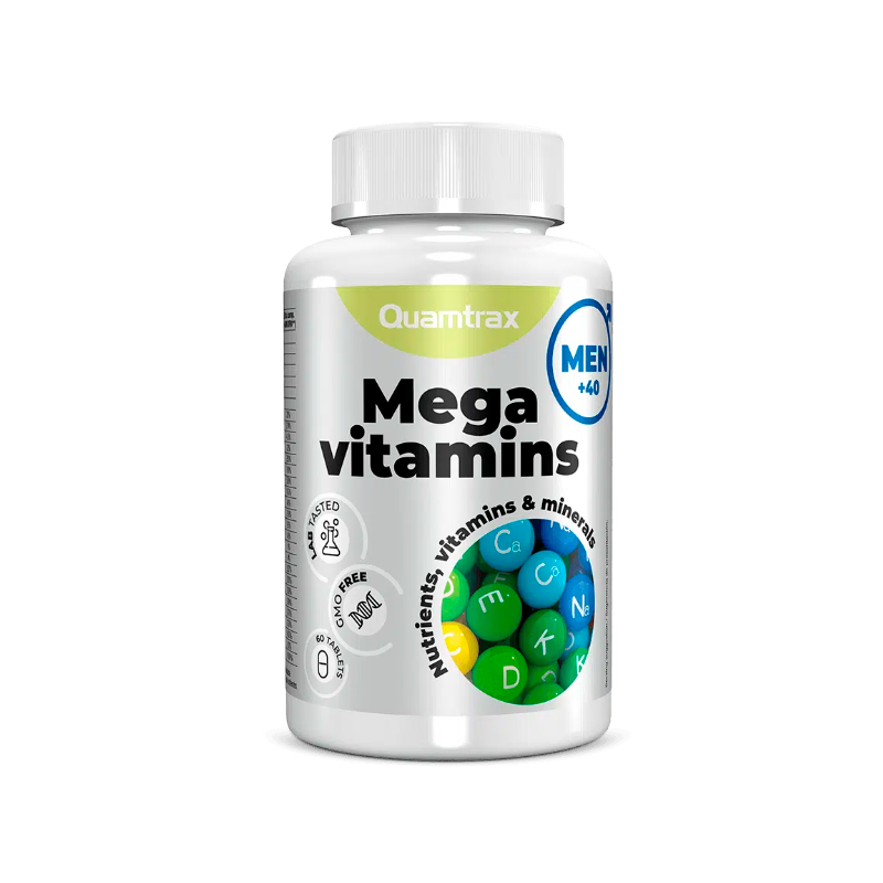 Mega Vitamins Hombre, 60 Tbl - Quamtrax