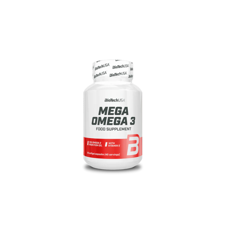 Mega Omega 3, 90 perlas - BiotechUSA